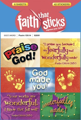 Psalm 139:14 - Faith That Sticks Stickers (Stickers)