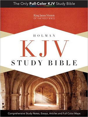 KJV Study Bible, Pink/Brown Leathertouch (Imitation Leather)