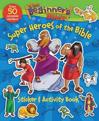 Beginner's Bible Super Heroes Of The Bible Sticker & Activit (Paperback)