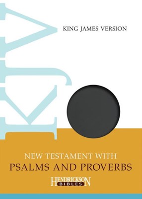KJV New Testament with Psalms and Proverbs, Black (Imitation Leather)