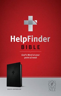NLT HelpFinder Bible, Black (Imitation Leather)