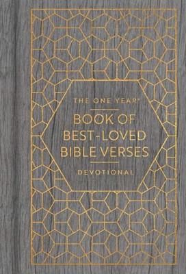 The One Year Book of Best-Loved Bible Verses Devotional (Hard Cover)