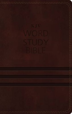 KJV Word Study Bible, Imitation Leather, Brown (Leather-Look)