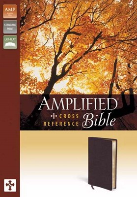 Amplified Cross-Reference Bible, Burgundy (Bonded Leather)