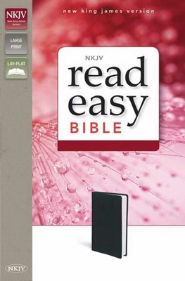 NKJV Readeasy Bible, Black, Large Print (Imitation Leather)
