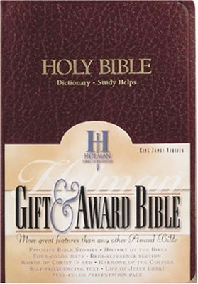 KJV Gift & Award Bible, Burgundy Imitation Leather (Imitation Leather)