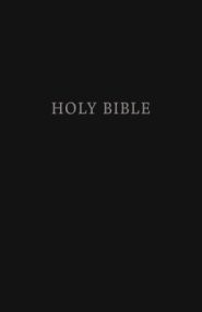 KJV Pew Bible, Large Print, Black, Red Letter Edition (Hard Cover)