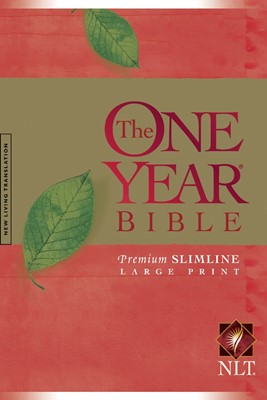 The NLT One Year Bible Slimline Large Print PB (Paperback)
