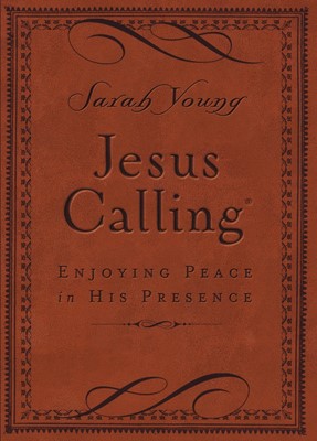 Jesus Calling - Deluxe Edition Brown Cover (Imitation Leather)