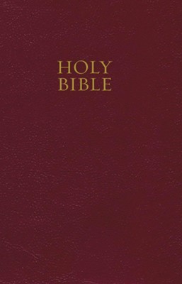 NKJV Pew Bible Burgundy (Hard Cover)