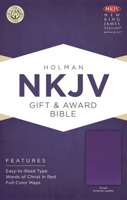 NKJV Gift & Award Bible, Purple Imitation Leather (Imitation Leather)