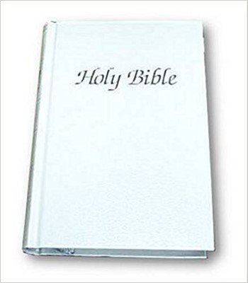 KJV Royal Ruby Presentation Bible, White (Hard Cover)