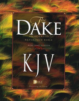 KJV Dake Annotated Reference Bible (Hard Cover)