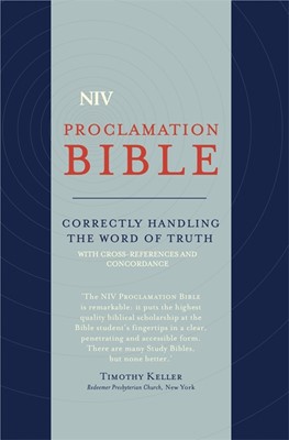 NIV Compact Proclamation Bible blue (Flexiback)