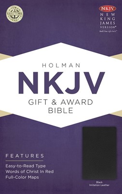 NKJV Gift & Award Bible, Black Imitation Leather (Imitation Leather)