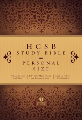 HCSB Study Bible Personal Size, Trade Paper (Paperback)