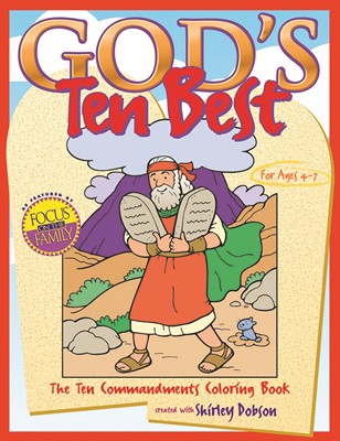 God's Ten Best Colouring Book (Paperback)
