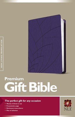 NLT Premium Gift Bible, Purple (Imitation Leather)