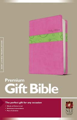 NLT Premium Gift Bible, Bubblegum/Pistachio (Imitation Leather)