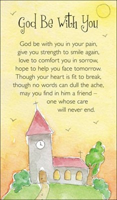 God Be With You Prayer Cards (pack of 20) (Miscellaneous Print)