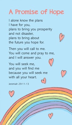 Promise of Hope Prayer Card (Miscellaneous Print)
