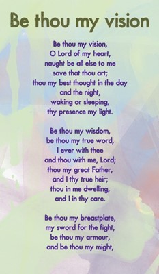 Be Thou My Vision Hymn Cards (Miscellaneous Print)