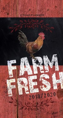 2019/2020 Two Year Pocket Planner Farm Fresh (Paperback)