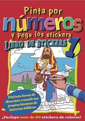 Pinta Por Numeros y Pega Los Stickers (Paperback)