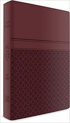 RVA 2015 Biblia Letra Grande Similar a Piel Guinda (Imitation Leather)
