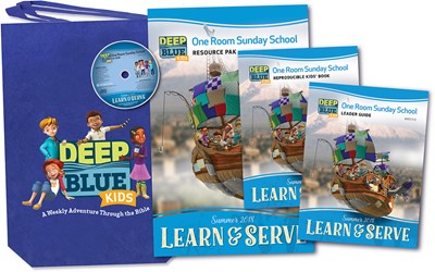 Deep Blue Kids Learn & Serve Sunday School Kit Summer 2018 (Kit)