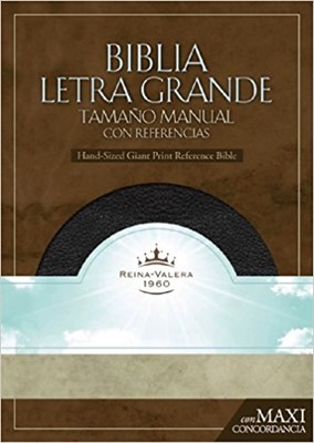 RVR 1960 Biblia Letra Granda Tamaño Manual, negro símil piel (Imitation Leather)