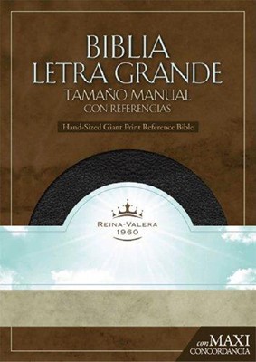 RVR 1960 Biblia Letra Granda Tamaño Manual, negro símil piel (Imitation Leather)