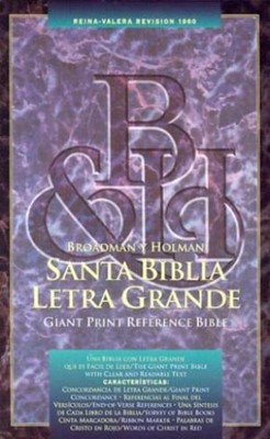 RVR 1960 Biblia Letra Grande con Referencias, negro imitació (Imitation Leather)