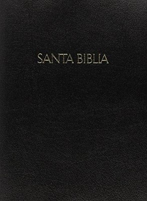 RVR 1960 Biblia Letra Súper Gigante con Referencias, negro p (Bonded Leather)