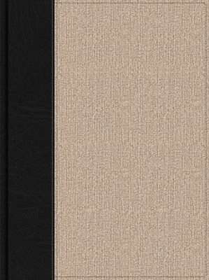 HSCB Apologetics Study Bible For Students, Black/Tan Cloth (Imitation Leather)