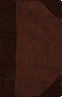 ESV Wide Margin Reference Bible Trutone, Brown/Walnut (Imitation Leather)