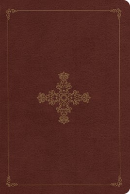 ESV Single Column Personal Size Bible Trutone, Deep Brown (Imitation Leather)