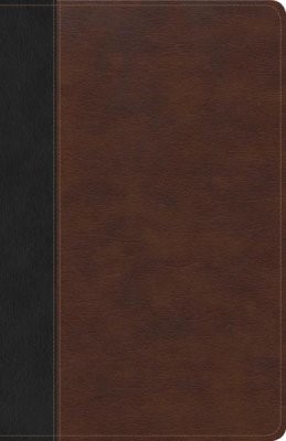 CSB Ultrathin Bible, Brown/Black Leathertouch (Imitation Leather)