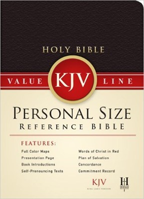 KJV Personal Size Reference Bible (Imitation Leather)
