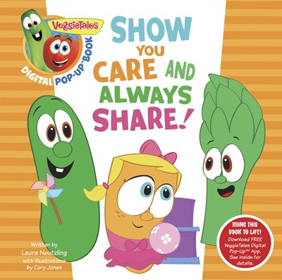 Veggietales: Show You Care And Always Share, A Digital Pop-U (Board Book)