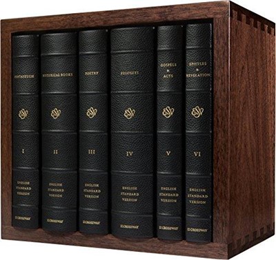 ESV Reader'S Bible, Six-Volume Set (Cowhide Over Board With (Leather Binding)