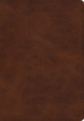 ESV: Giant Print Bible Trutone, Deep Brown (Imitation Leather)
