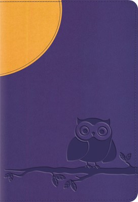ESV Large Print Compact Bible Trutone, Moonlight Owl (Imitation Leather)