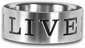 Live For Him Ring Size 8