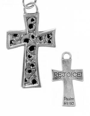 Necklace: Rejoice Cross