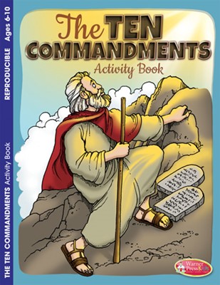 Ten Commandments Activity Book (Paperback)