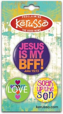 Button Pack Jesus is My BFF