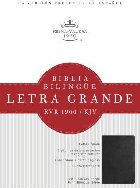 RVR 1960/KJV Biblia Bilingüe Letra Grande, negro tapa dura (Hard Cover)