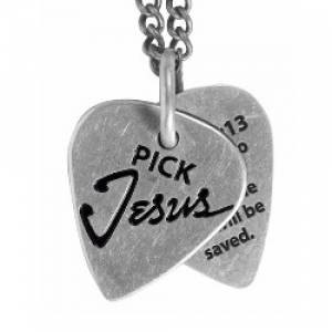 Necklace Guit Pick/Pick Jesus