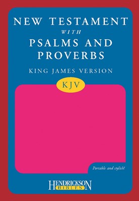 KJV New Testament with Psalms and Proverbs, Pink (Paperback)